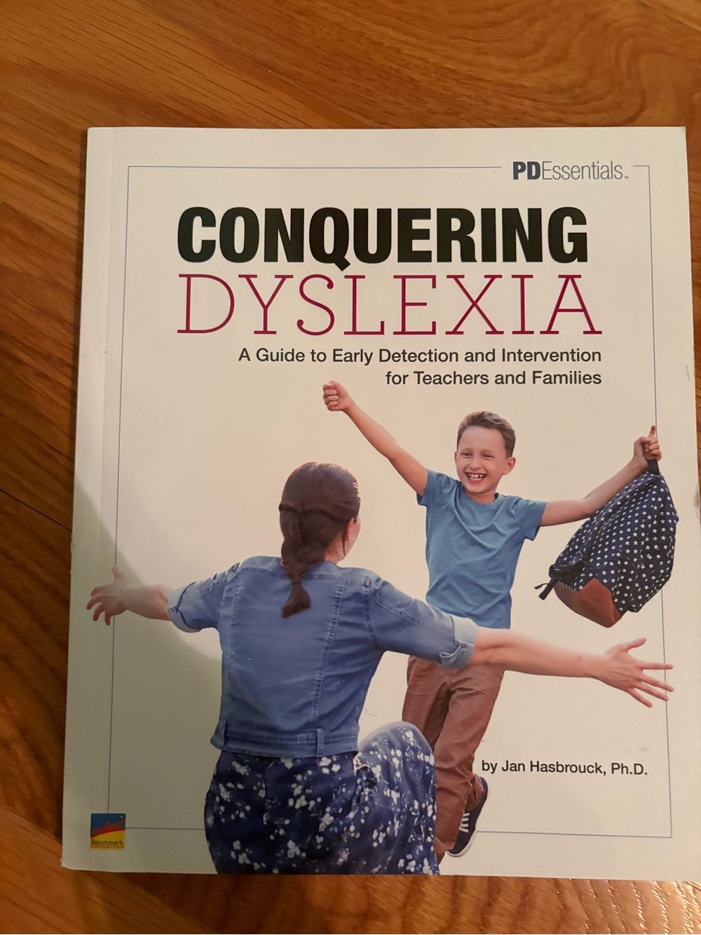 Conquering Dyslexia by Jan Hasbrouck - White Cover with Red Title